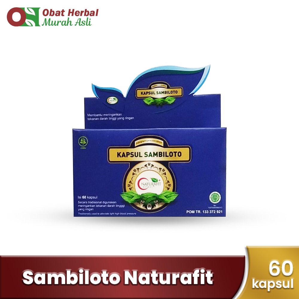 HERBAL ALAMI ANTI VIRUS ANTI BAKTERI KAPSUL SAMBILOTO NATURAFIT ISI 60 KAPSUL ORIGINAL