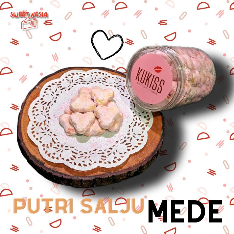 

KUKISS BY SWEETINESIA Putri Salju Mede Cookies Premium 300gr/600gr