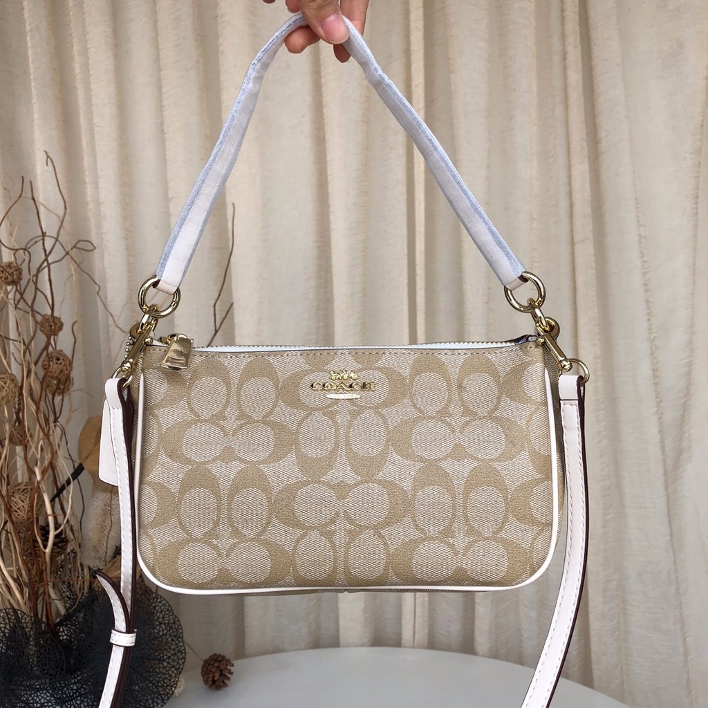 [Instant/Same Day]36674 58321  coach Bahan Kanvas Wanita Tas Bahu Tas Messenger   yxb