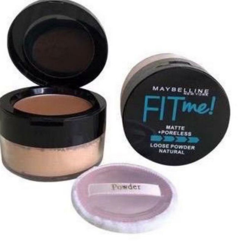 [COD] Bedak Tabur Maybelline Fit Me 2in1 Shine Free+Balance