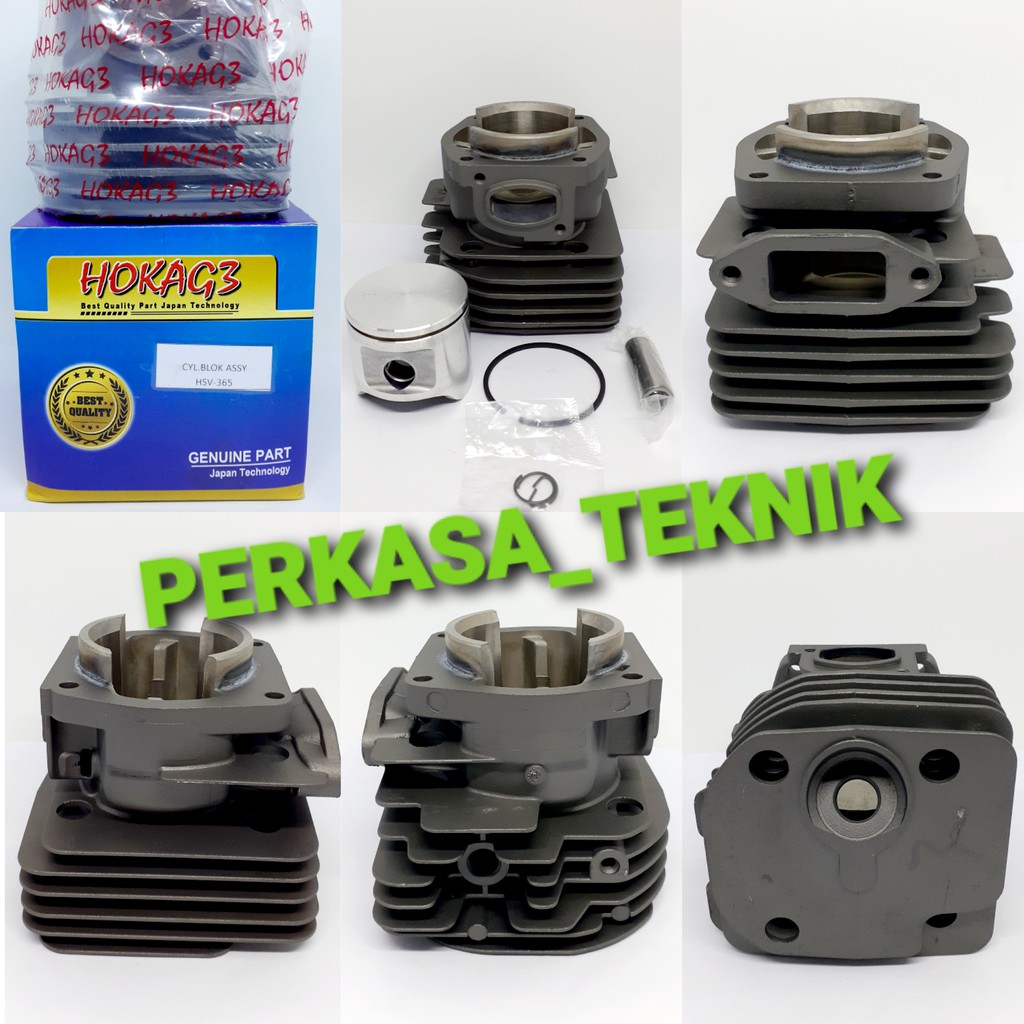 CYLINDER BLOK ASSY KOMPLIT COMPLETE CHAINSAW HUSQVARNA 365