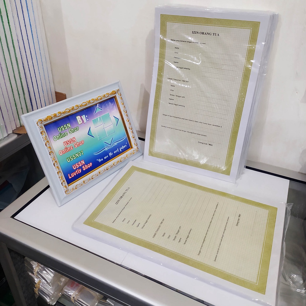 

Kertas surat izin orang tua ( 10 lembar )