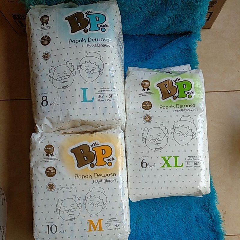 BP Adult Diapers Tape/Perekat