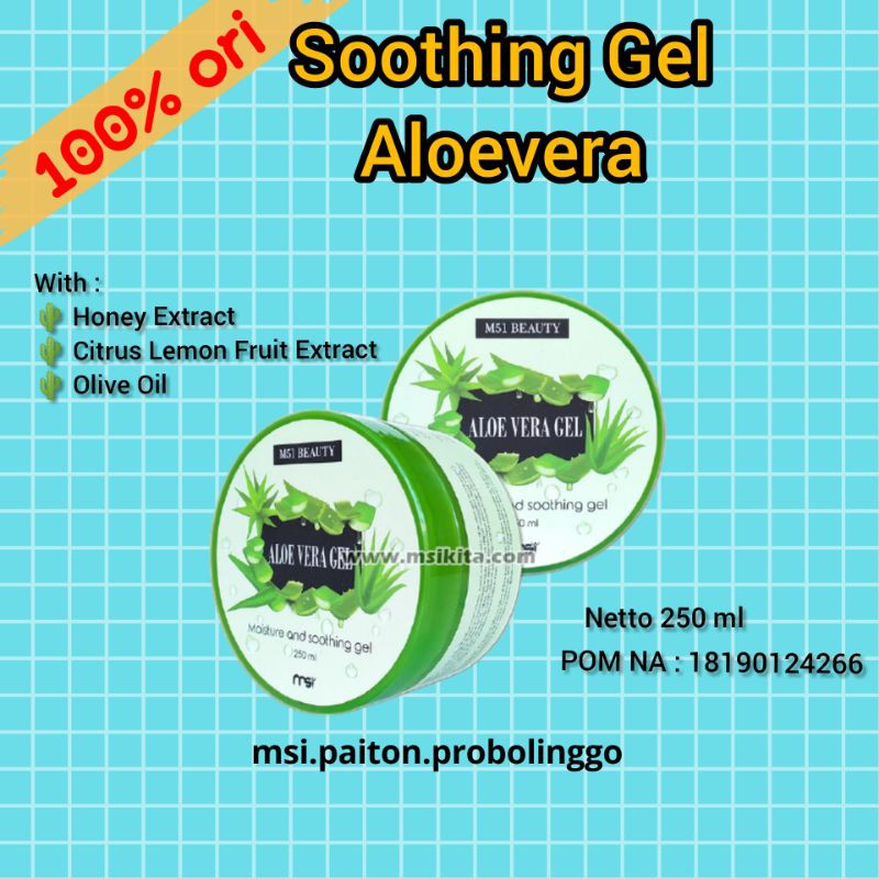 Soothing Gel Aloevera MSI
