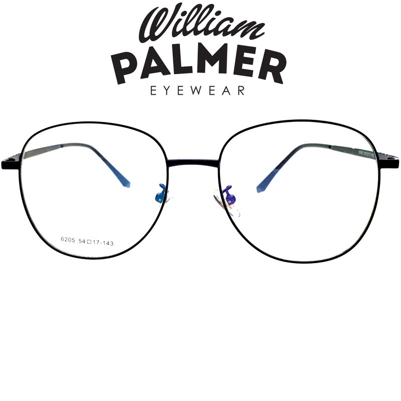 William Palmer Kacamata Pria Wanita Metal 6205 C5 Black