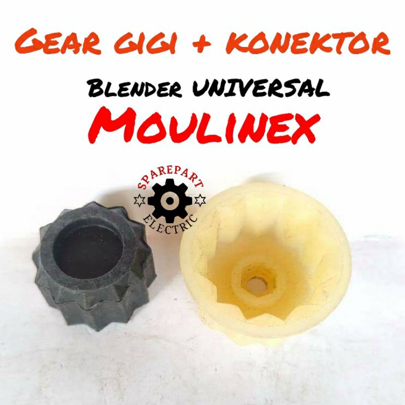 KONEKTOR MESIN + GEAR GIGK KARET BLENDER MOULINEX RRT - MULTI SEMUA MERK