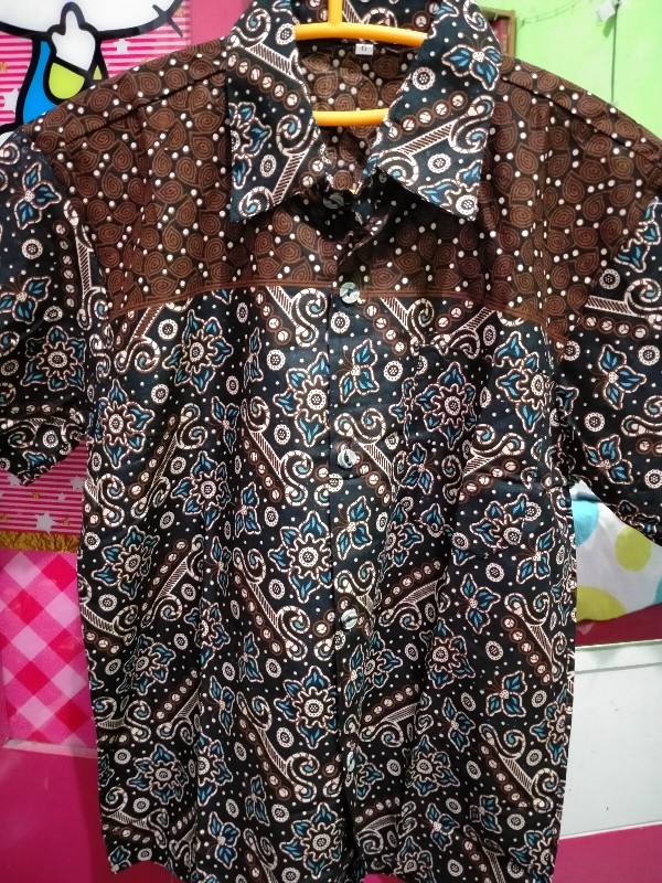 Batik Couple Keluarga Sania Ruffle Ori Ndoro Jowi Dnt Mataram