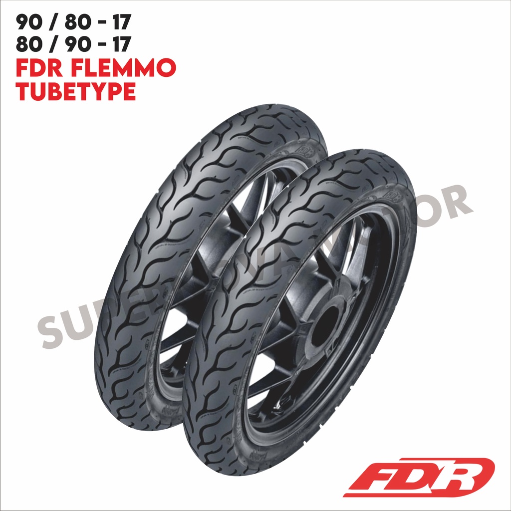 BAN LUAR FDR FLEMMO 80/90-17 90/80-17 BAN LUAR FDR TUBETYPE FLEMMO