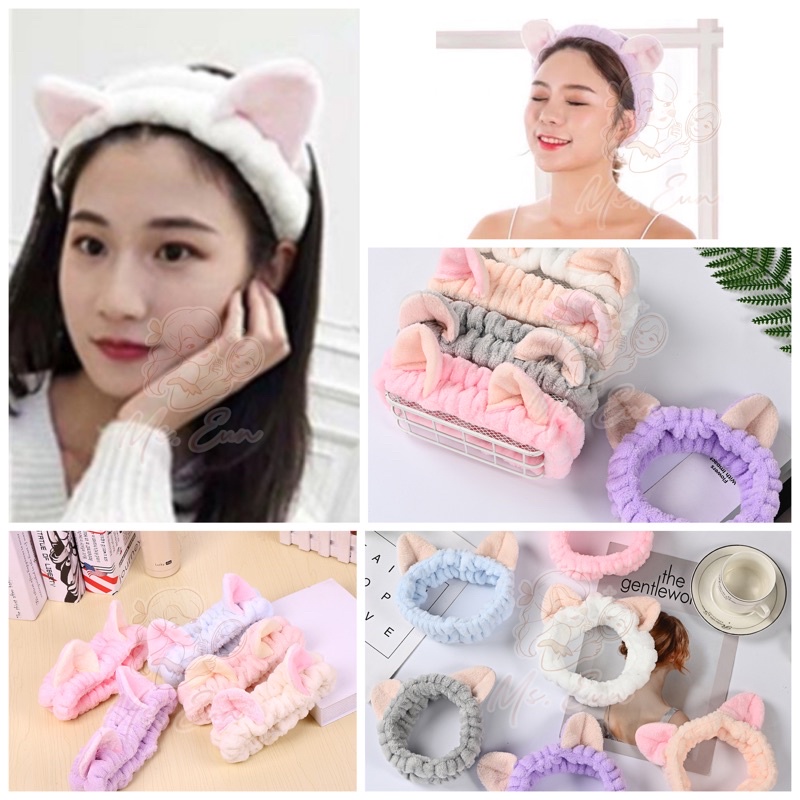 PGC BANDANA KOREA TUPAI / BANDO FACIAL IMUT / BEAUTY FLOGGER HEADBAND SQUIRREL