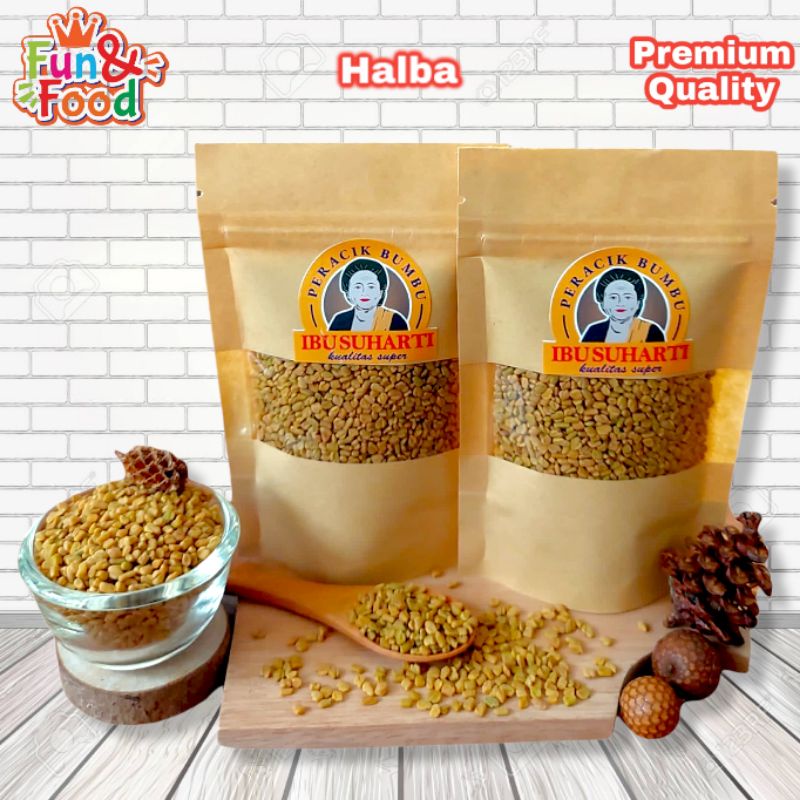 

IBU SUHARTI - Rempah Halba / Kalbet / Fenugreek / Methi India Kualitas Premium