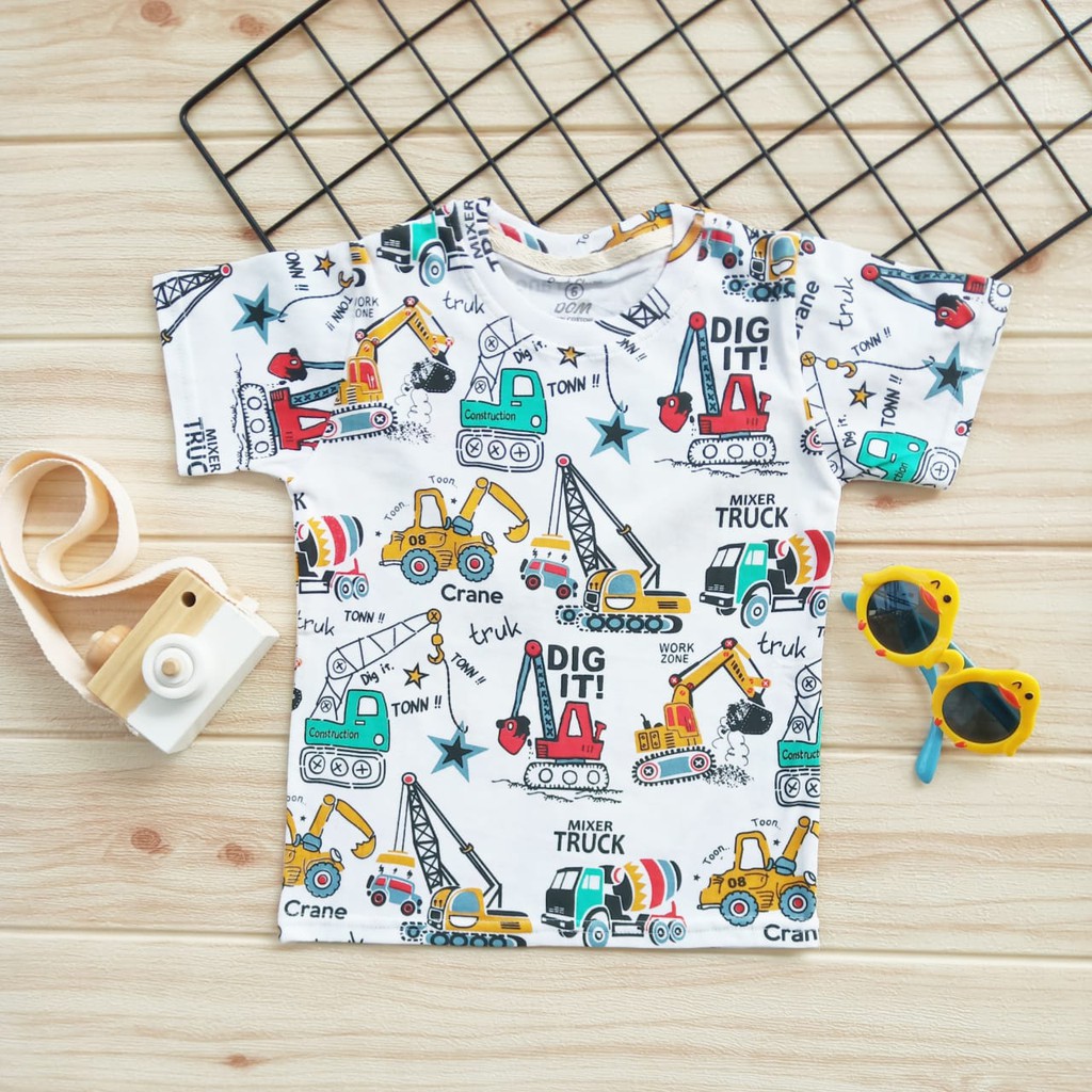  KAOS  ANAK  COWO FULL  PRINT  KAOS  ANAK  PRINTED  MOTIF WORK 