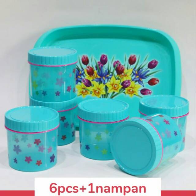 Calista Shiro 6 Toples + 1 Nampan