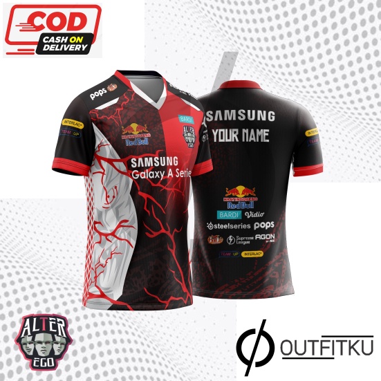 Jersey ALTER EGO ESPORT TERBARU 2022 MPL SEASON 10 GRATIS NAMA S10