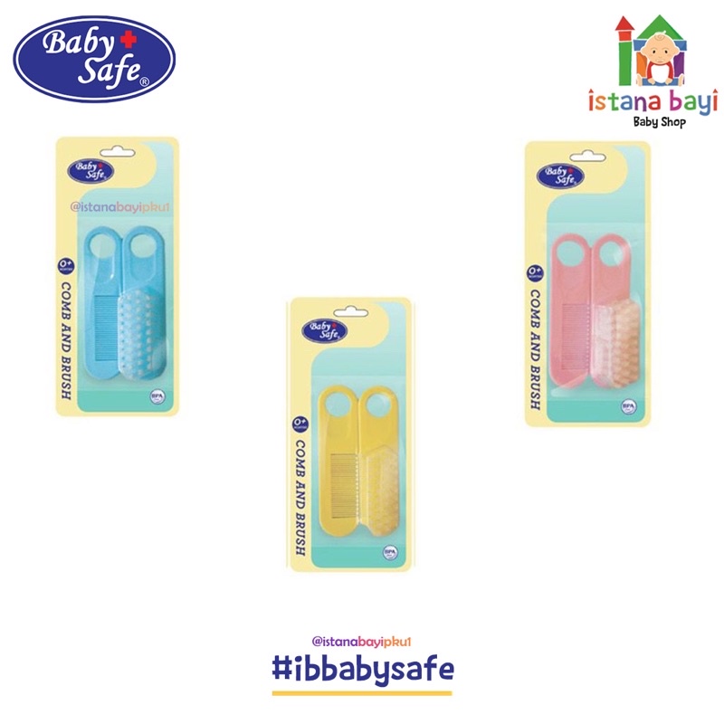 Baby Safe BD195 Brush &amp; Comb - Sisir bayi