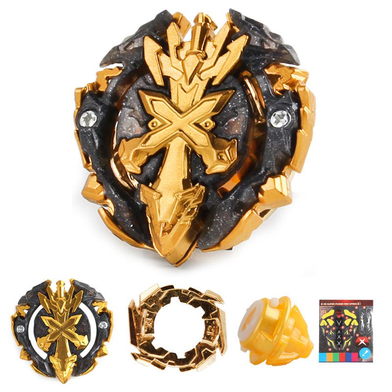 New Limited Edition Gold B-48 Metal Fusion Burst Beyblade Ada Peluncur Mainan Anak