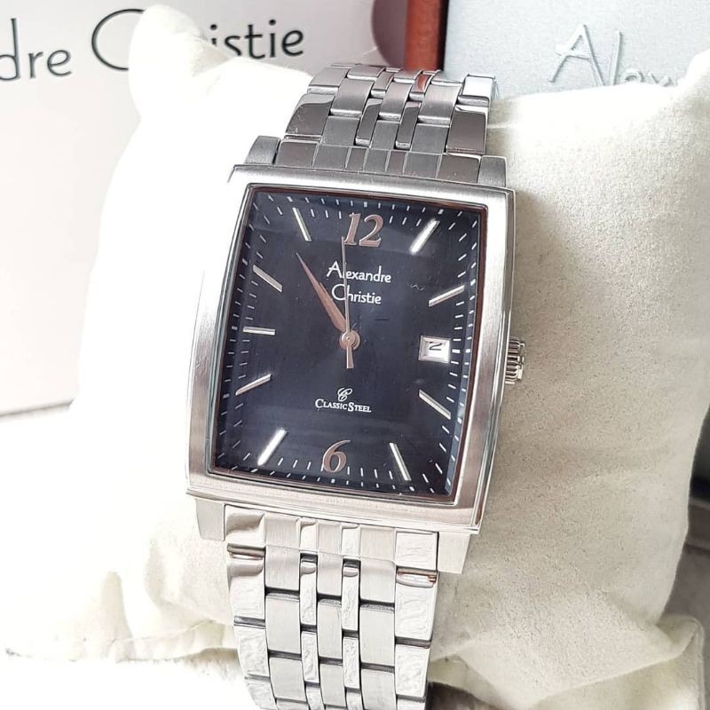 Jam Tangan Pria Alexandre Christie Silver 8428 MD / 8428MD (Limited)