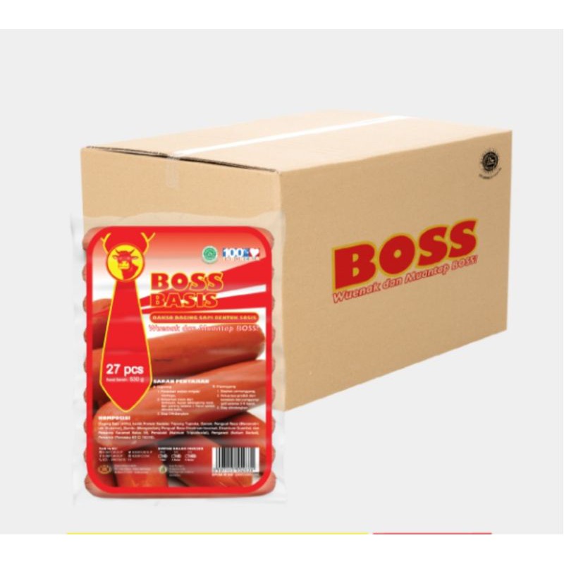 

Boss Basis [ Baso Sosis ] merah 530 gram [ 27pcs ]