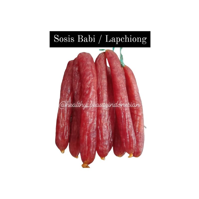 

Sosis babi Lapchiong Lapciong isi 6batang lap chiong