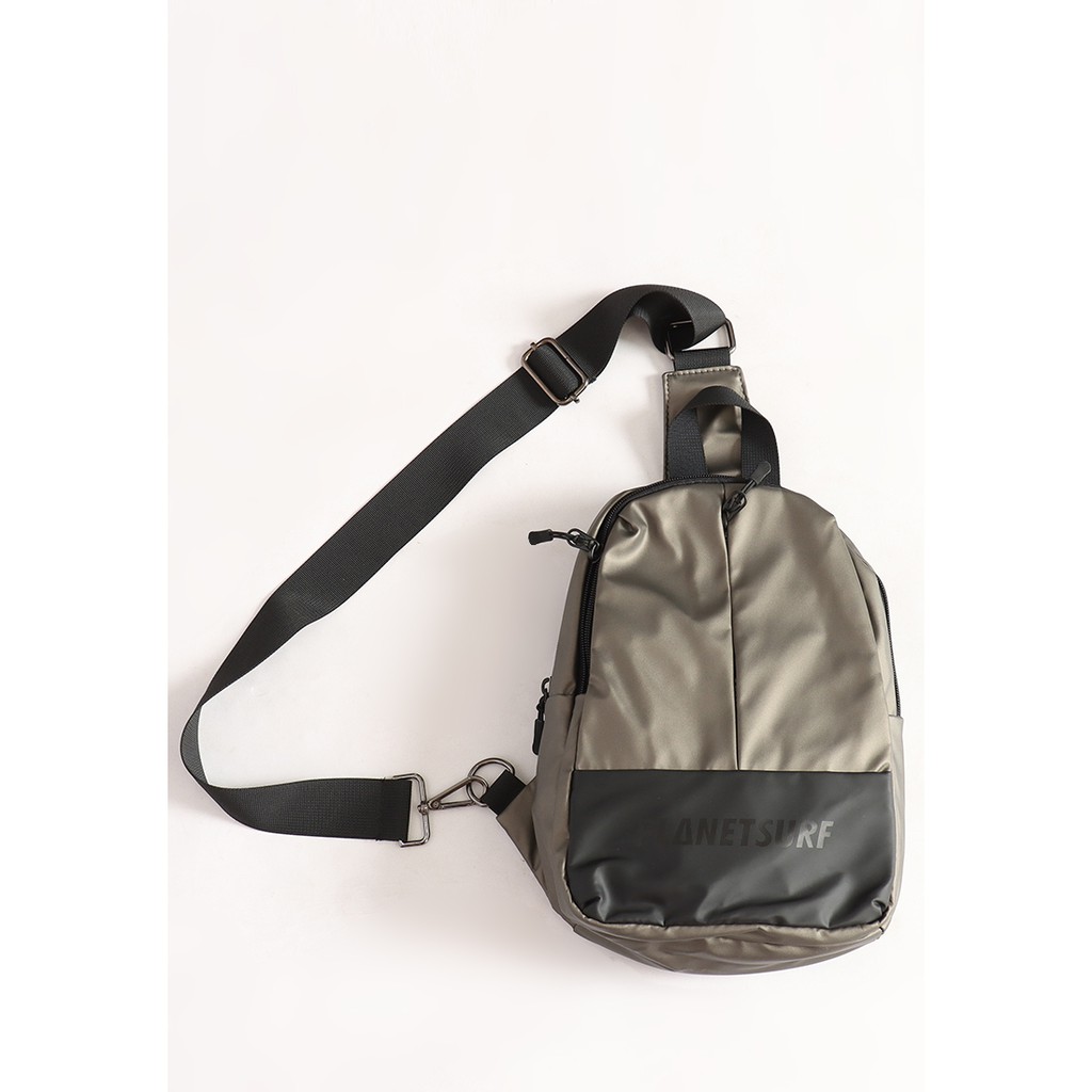 Planet Surf Clothing Tas Selempang Pria Coklat Mate Nashville MBGS11103-BLK Planetsurf