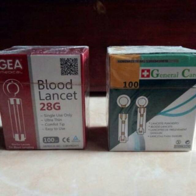 Lancet pen bekam 28G isi 100pcs