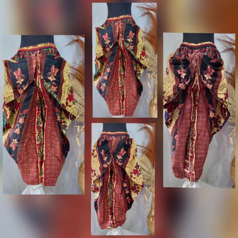 celana  aladin batik