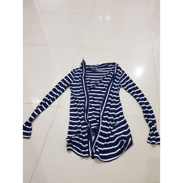 PRELOVED CARDIGAN COTTON ON STRIPE