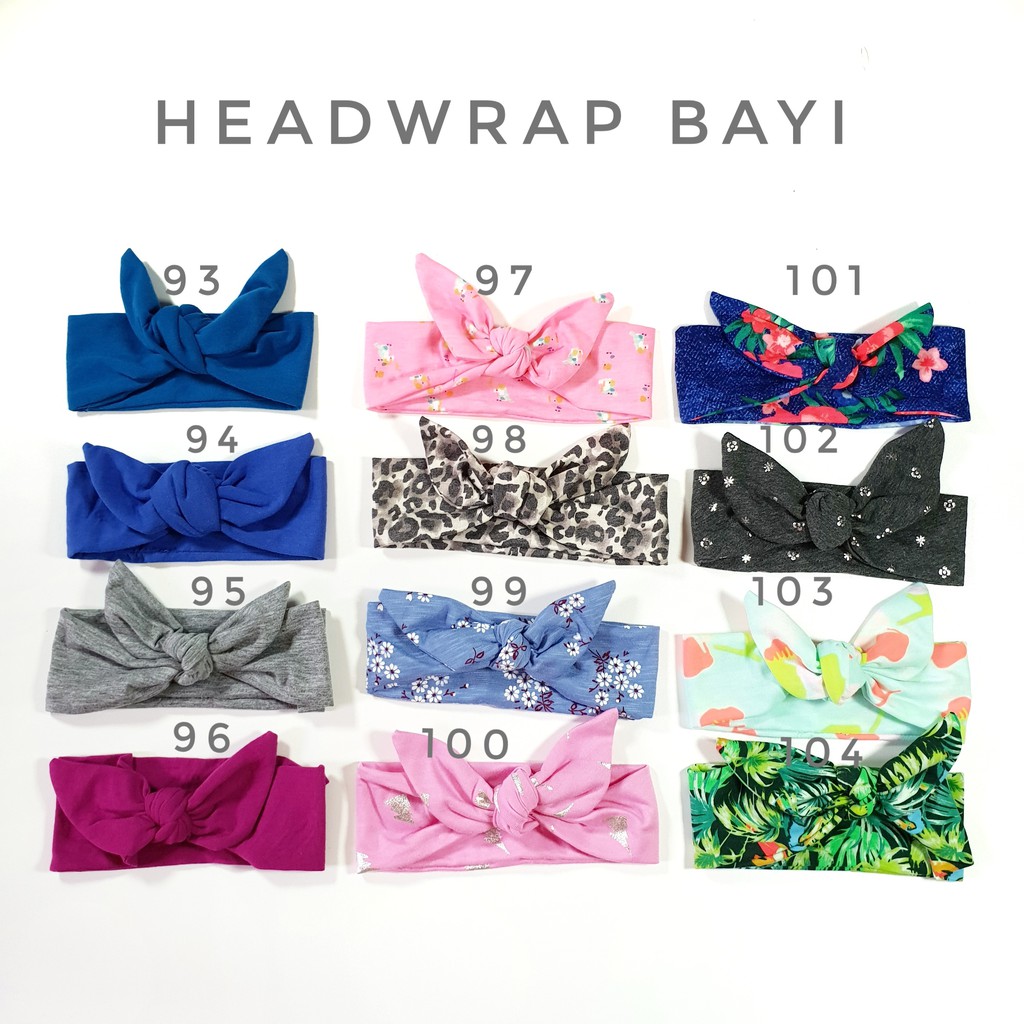 Beli 1 Gratis 1 Headwrap Headband Bandana Bayi