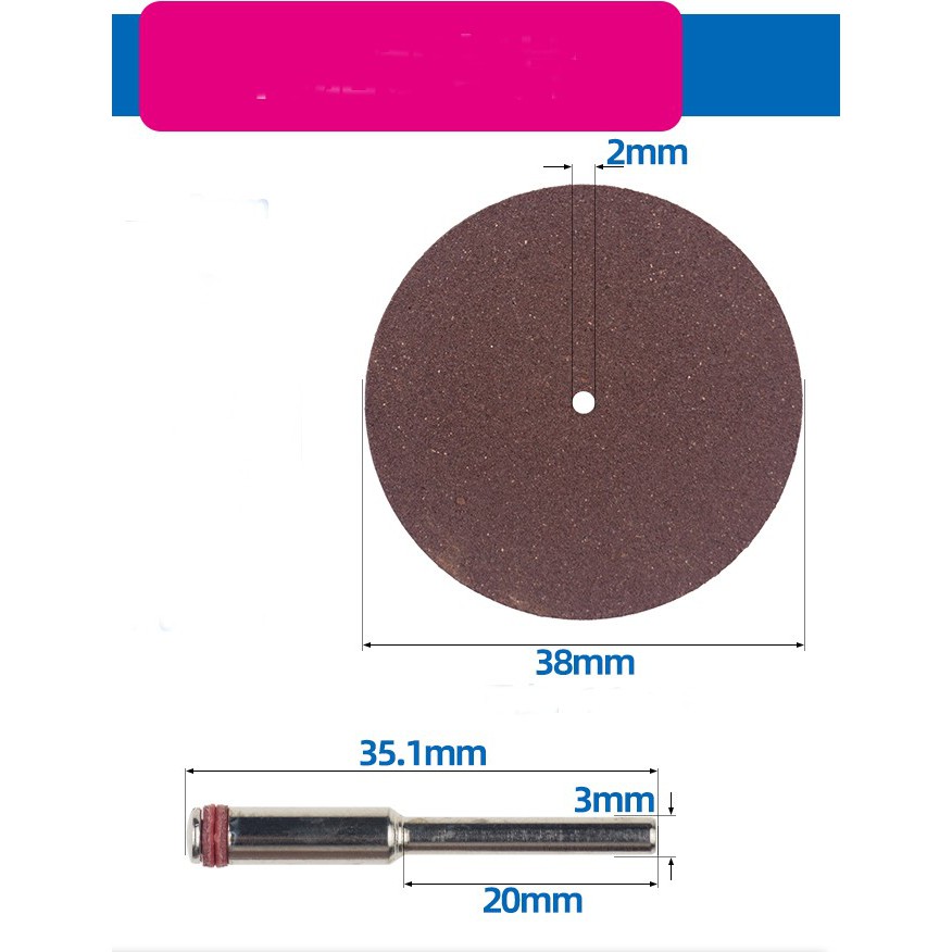 High Speed Cutting Blade Untuk Iron aluminuium dan metal (isi 10 pcs)