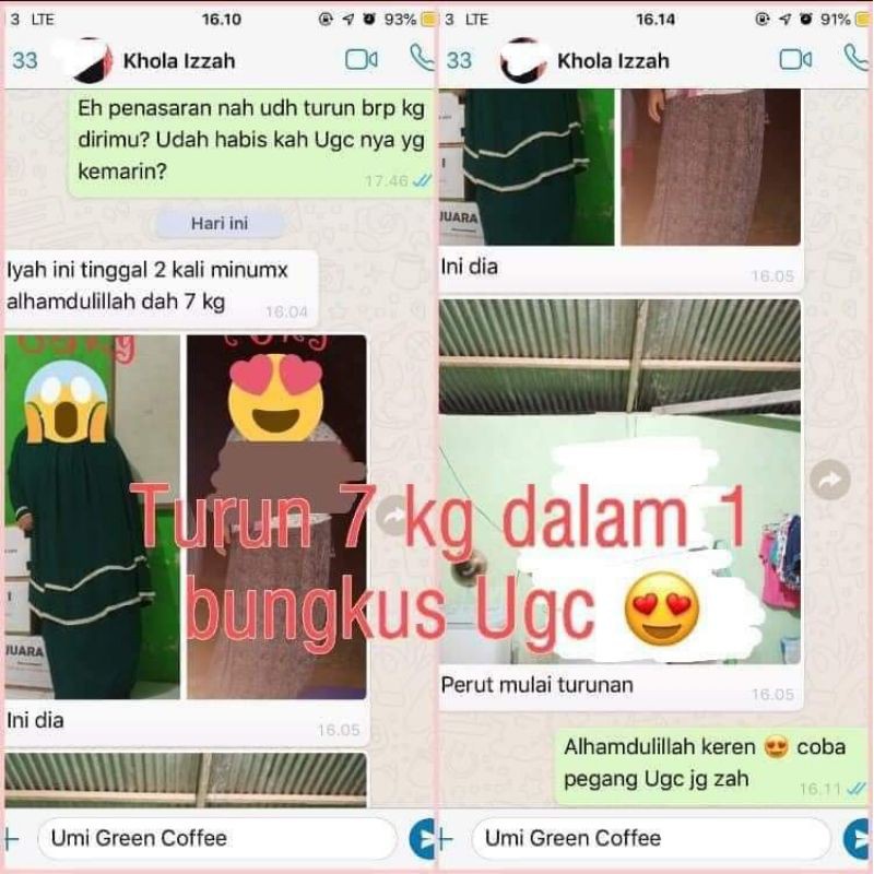 Sale Umi Green Coffe,kopi pelangsing dn kesehatan origin