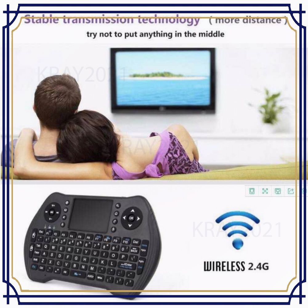 Keyboard Wireless 2.4GHz with Touchpad - MT10