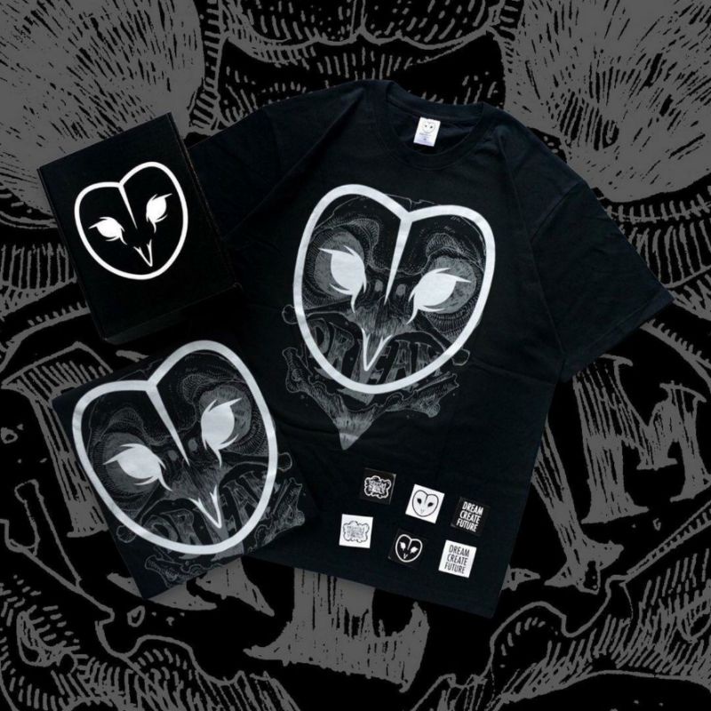 DREAMBIRDS T-SHIRT | KAOS DREAMBIRDS "SECRET SKULL" ORIGINAL