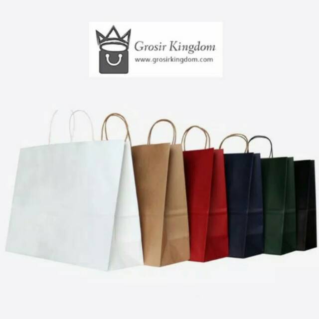 

Paperbag POLOS Warna Ukuran XL MINIMAL 5 PCS