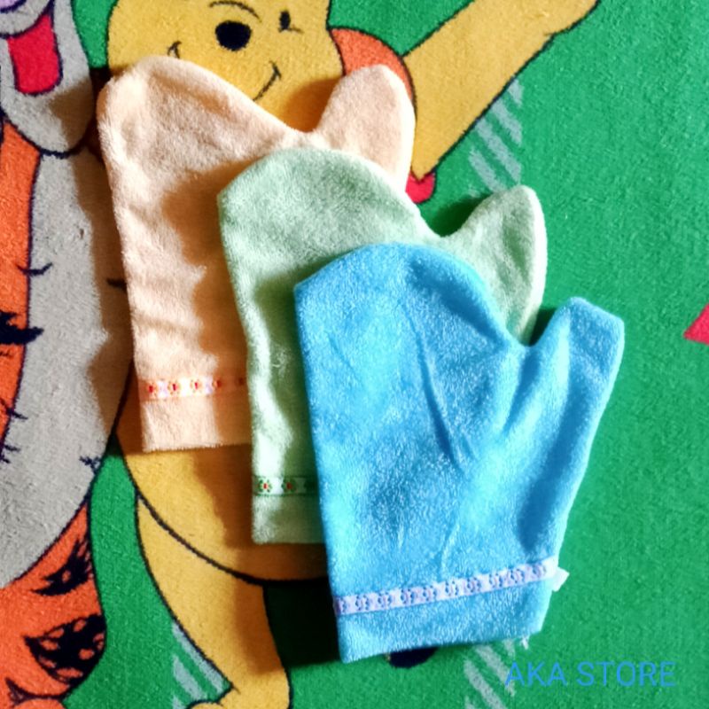 3 pcs waslap bayi lap mandi murah