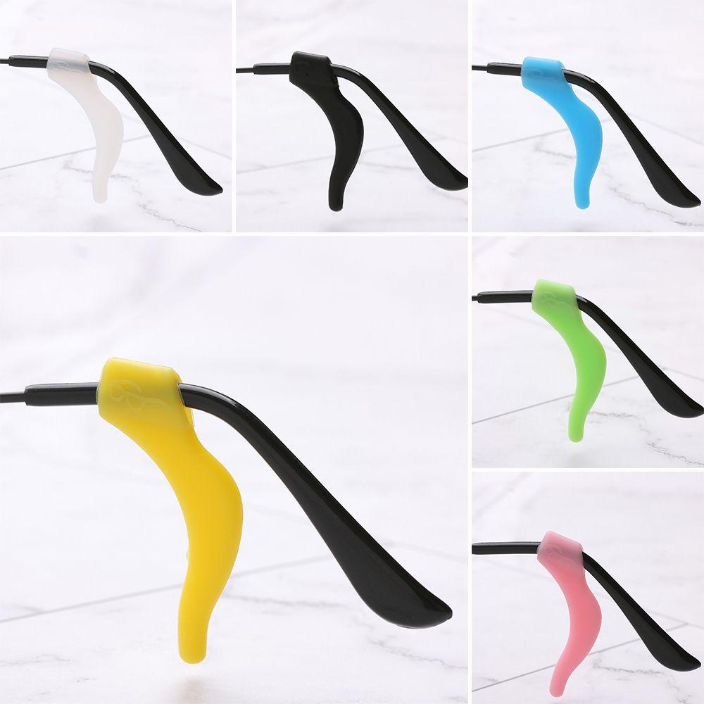 Nanas 2pasang Kait Telinga Kacamata Outdoor Hook Grips Kacamata Anti Slip Lembut Ear Hook