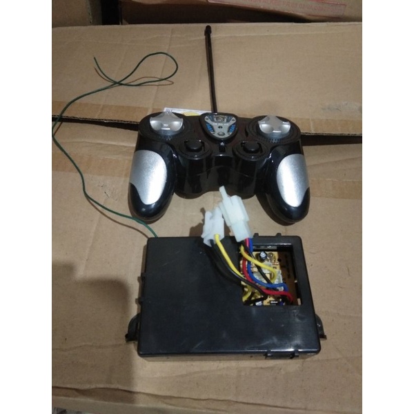 Receiver 6 pin dan Remot 49 Mhz frekuensi 49 Mhz