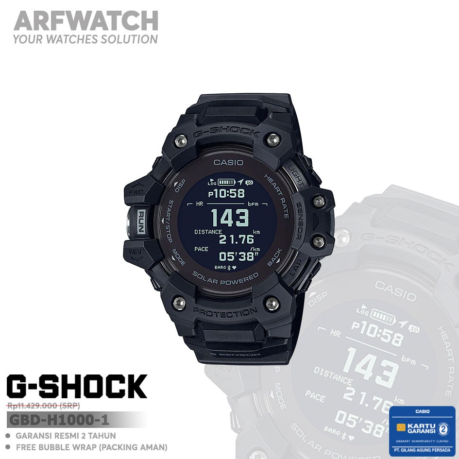 Casio G-Shock GBD-H1000-1 / GBD-H1000-1DR Original