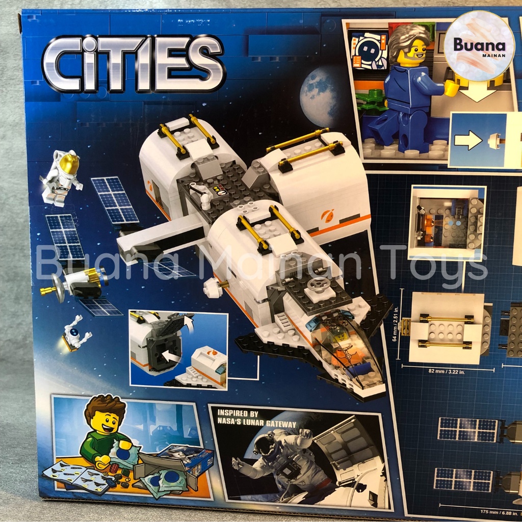 BRICKS LARI CITIES LUNAR SPACE STATION 11386 MAINAN EDUKASI ANAK