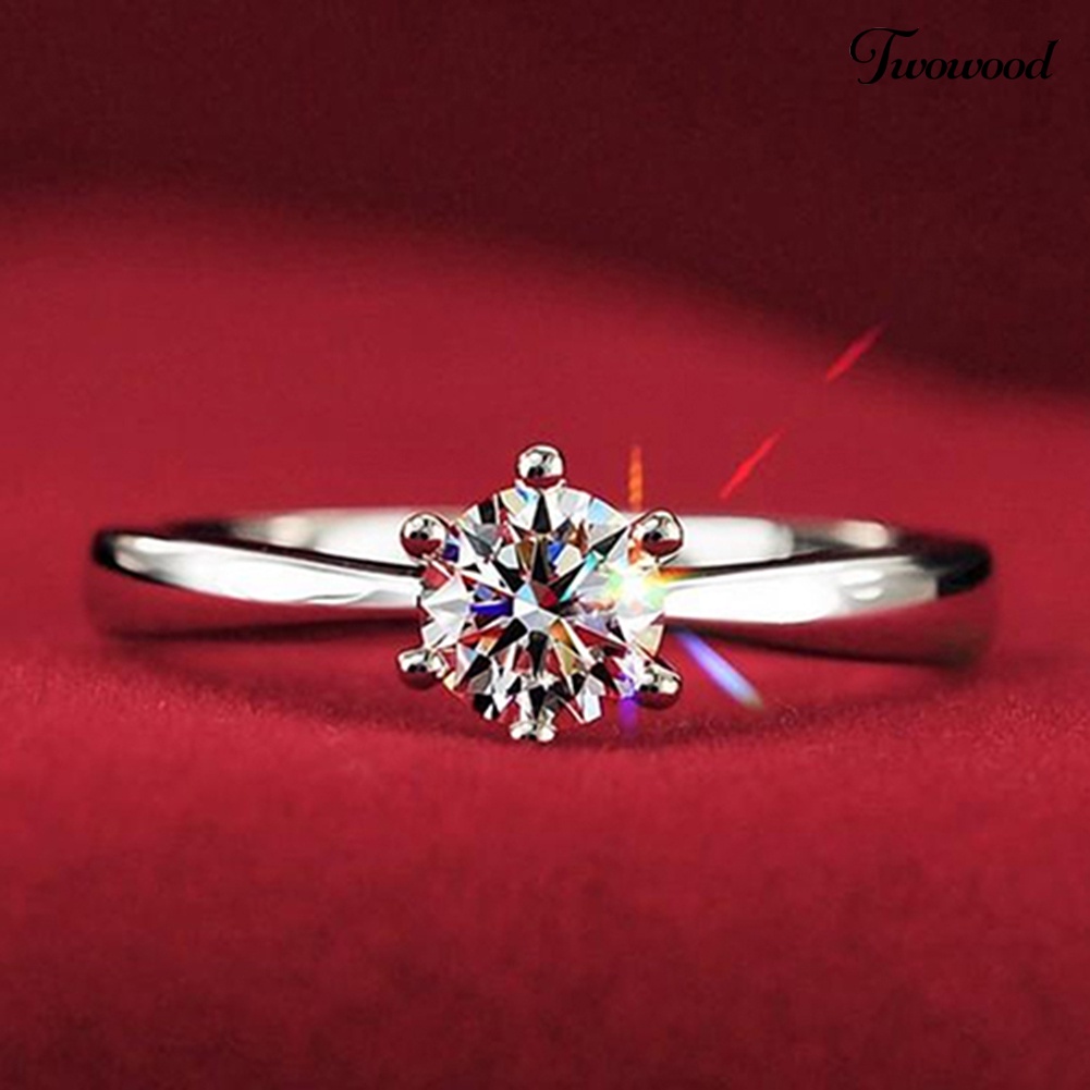 Cincin Zircon Ukuran 6-9 Untuk Wanita