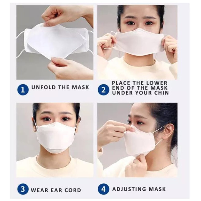 BAJ Masker KF94 korea 4ply evo plusmed convex masker 4D impor KF 94 PLUMED CONVEX Duckbill Satuan Ecer - MK007