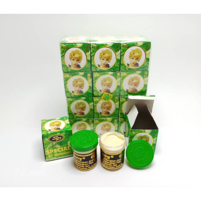 [12 pcs] CREAM SP HIJAU ORIGINAL POT AAA