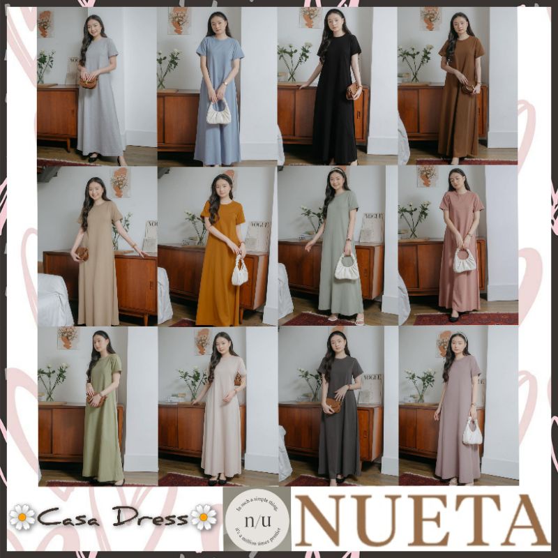 HIJABNUETA Casa Dress Black, Dijon, Mocca by Hijab Nueta