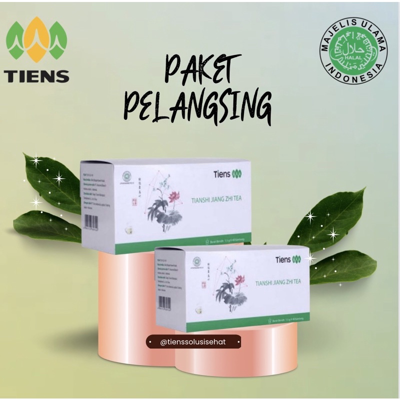 Teh pelangsing Jiang  Zhi Tea TIENS | TIENS Paket pelangsing | Jiang Zhi Tea 100% Original