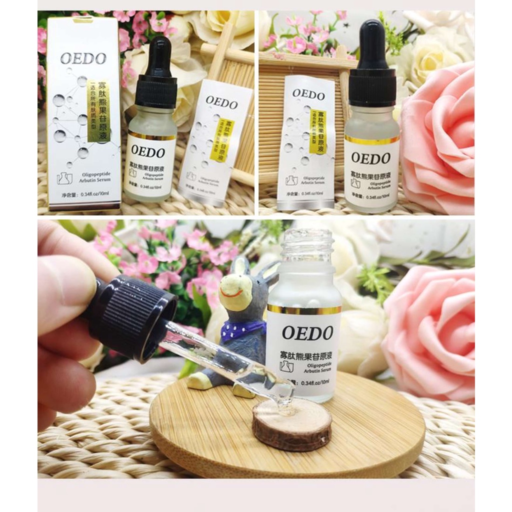 [Terbukti Alami] OEDO Oligopeptide Arbutin Serum Moisturizing Pemutih Wajah Glowing Perawatan Wajah