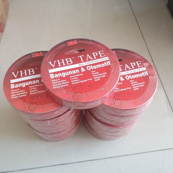 Double Tape 3M VHB 24mm x 4.5mtr Original