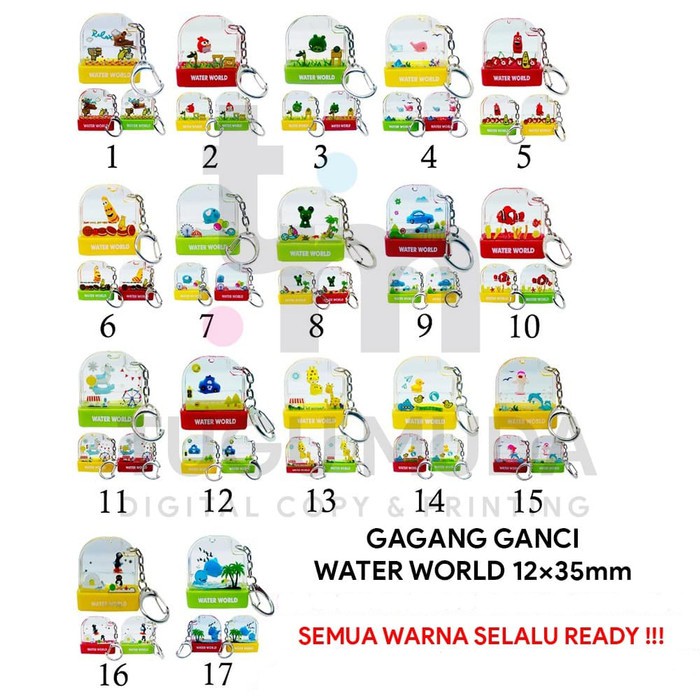 Cetak Stempel Lucu/Stamp Ganci Water World Nama|NIP|NIK|Dokter| - 1235