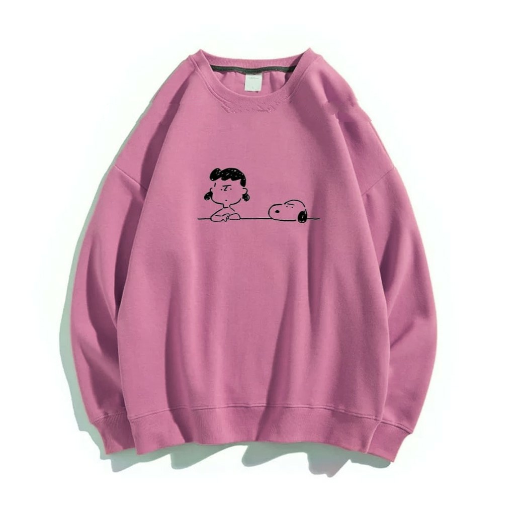 WEN AND SNOOP SWEATER WANITA CREWNECK WANITA LUCU / SWEATER WANITA TEBAL