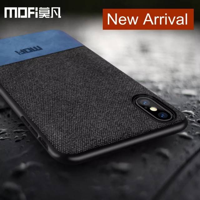MOFi Original Soft Case Iphone XS XR XS Max Fabric Cover Premium Casing