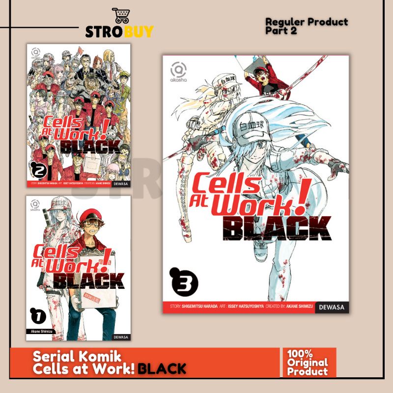 Komik Cells at Work BLACK