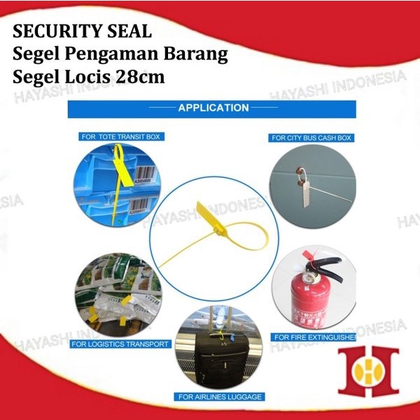 Segel Locis Security Seal Plastik Koper Panel Container Truk Bank Tag - 10pcs