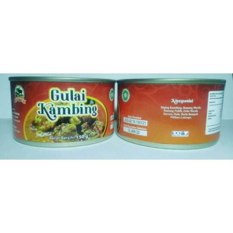 

Gulai Kambing makanan kaleng Hnr Food